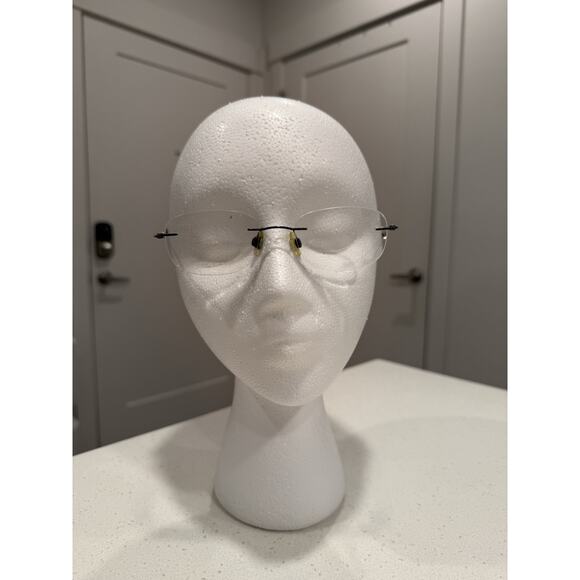 Charmant Eyeglasses Ch8334 Titanium Color Bk No Nickel‎ 49-19-140 Made On Japan - Picture 1 of 5